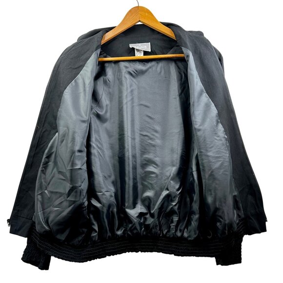 Vintage Starfire Novelty Cafe Scene Bomber Wearable Art Jacket Made in USA Sz 10 - Picture 6 of 9